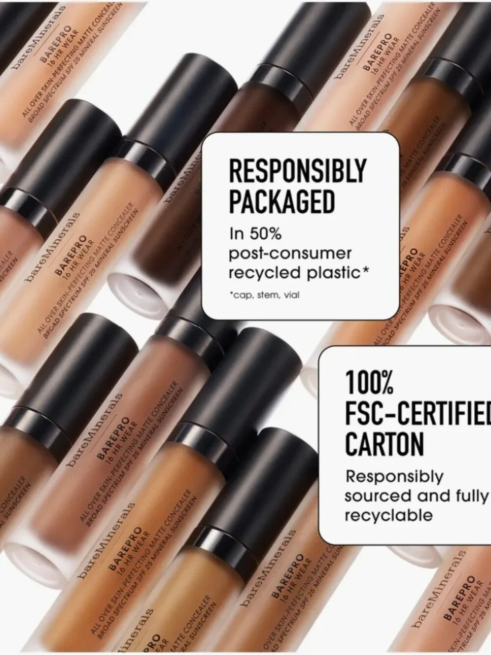 bareMinerals BAREPRO 16 Hr Wear All-Over Matte Concealer SPF 25 ~ Fair 150 Cool